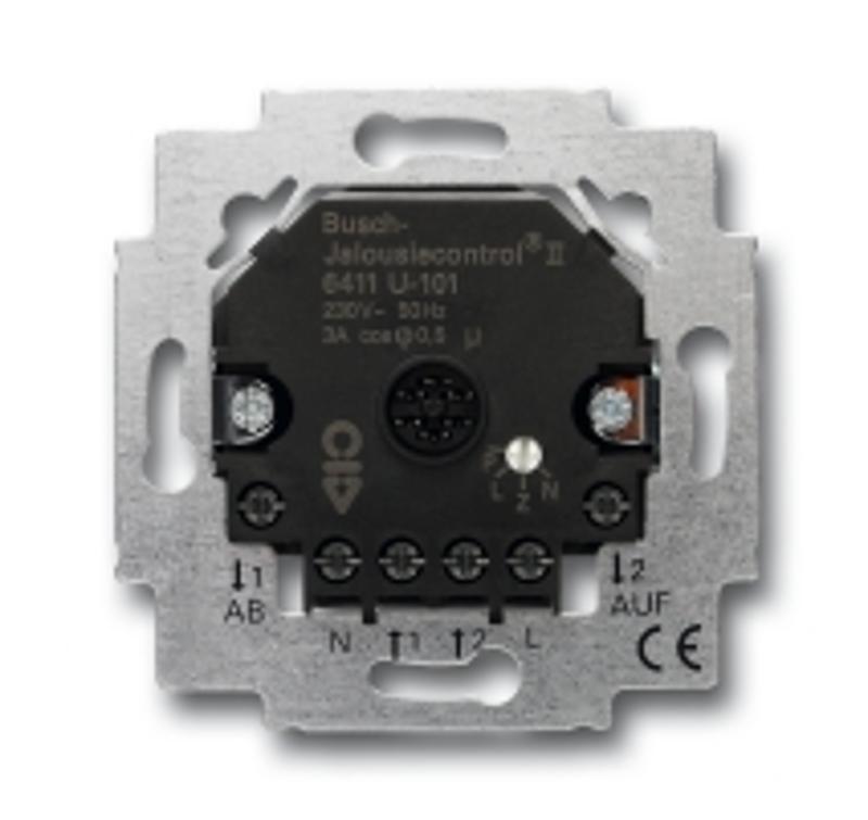Механизм электронного выключателя жалюзи Busch-Jalousiecontrol, 3А при cos?=0.5 | 6410-0-0378  | 2CKA006410A0378 | ABB — ABB