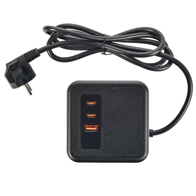 DOMINIC Удлинитель У08K 1,5м 3х1мм2 USB A+C 20Вт чер | DN-YP30-16-08-01-ZKU-K02 | IEK — миниатюра 6