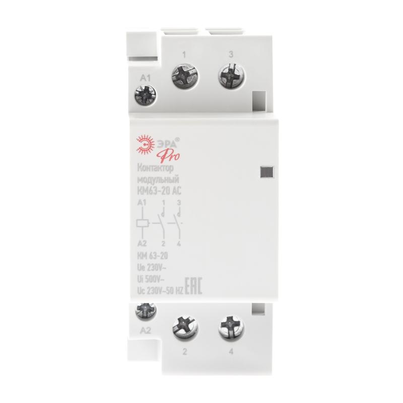 Контактор модульный NO-902-292 Pro-296 КМ63-20 AC (6/30/900) | Б0049161 | ЭРА — миниатюра 3