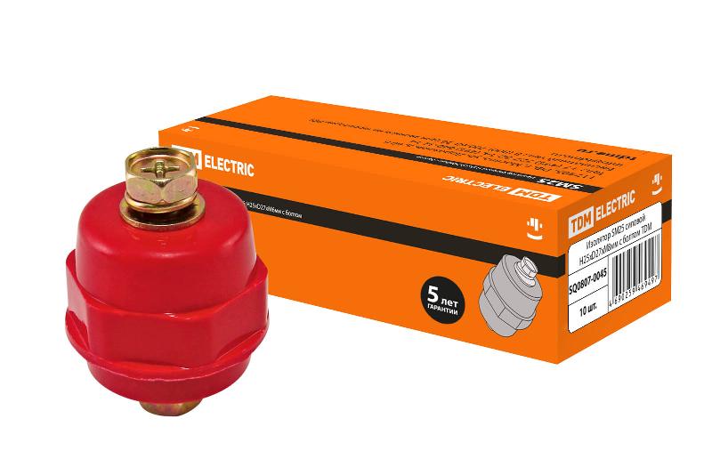 Изолятор SM25 силовой Н25хD27хМ8мм с болтом | SQ0807-0045 | TDM — TDM ELECTRIC