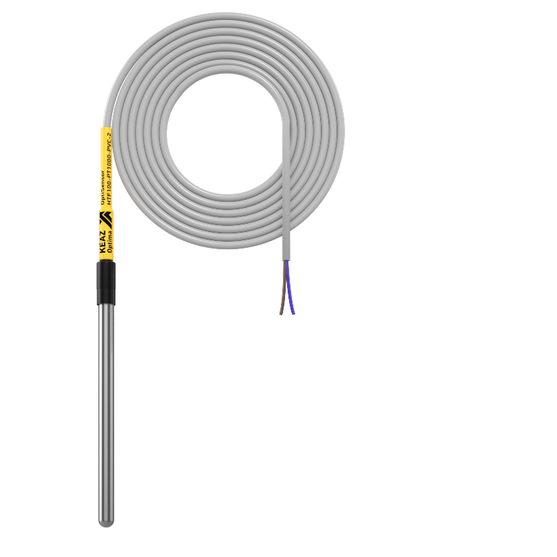 Датчик температуры канальный OptiSensor HTF100-PT1000-PVC-2 | 286483 | КЭАЗ — КЭАЗ (Курский электроаппаратный завод)