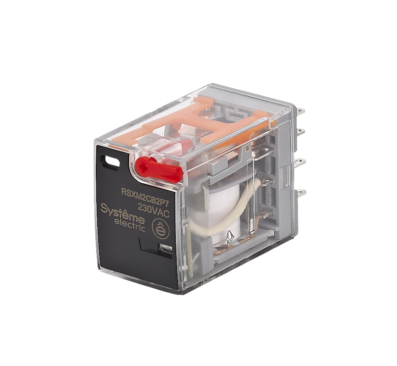 Реле 10A 2CO 230VAC тест кнопка LED | RSXM2CB2P7 | SE — Systeme Electric