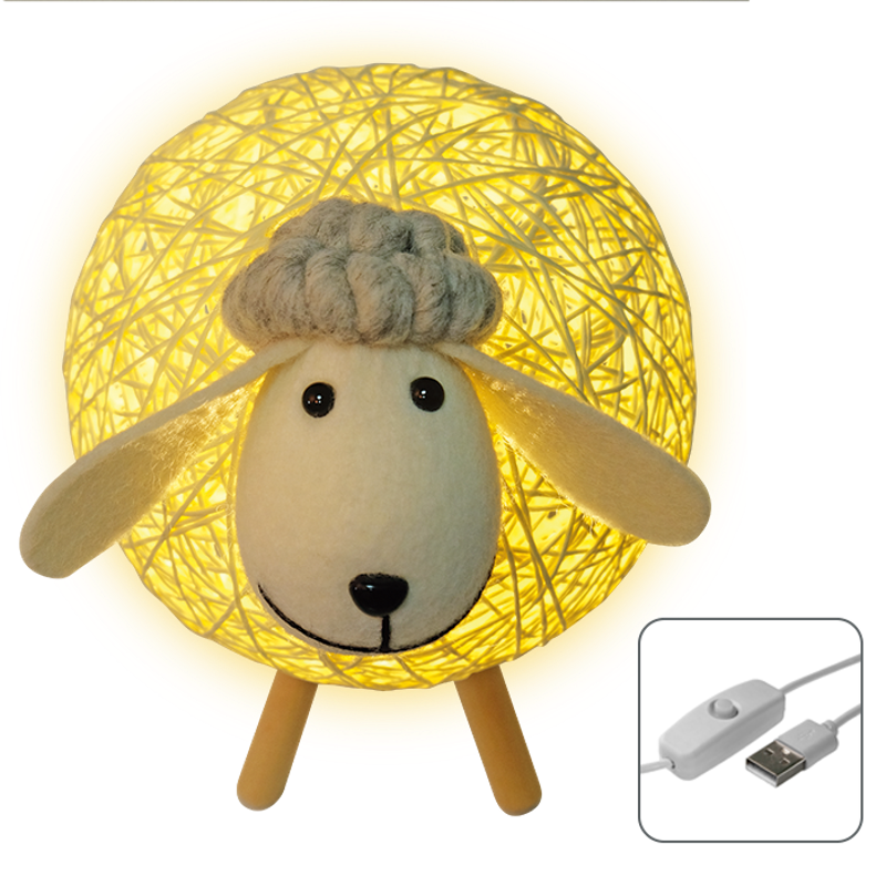 СВЕТИЛЬНИК JAZZway Настольный LAMB-USB арт.5038110 — миниатюра 2