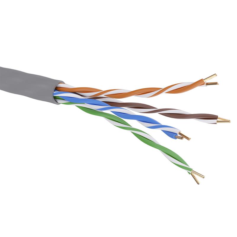 Кабель CAT 5e, U/UTP, нг(А)-HF, бухта 305м, серый | RN5EUUA01GY | DKC — DKC (ДКС)