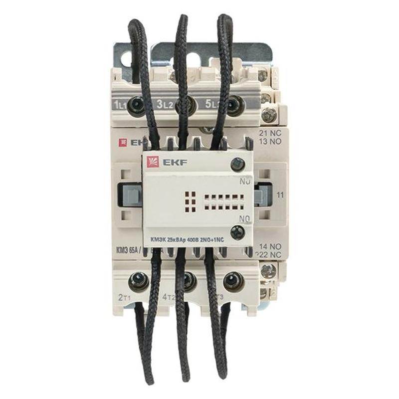 Контактор для конденсатора КМЭК 25квар 400В 2NО+1NC EKF PROxima | ctrk-s-63-25-400 | EKF — миниатюра 6