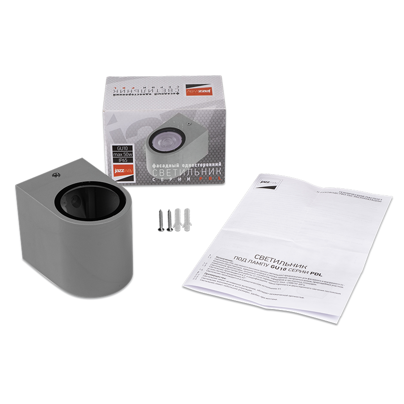 Светильник светодиодный PDL-R 72080 GU10-1 GR 230V IP65 | .5039933 | Jazzway — миниатюра 6