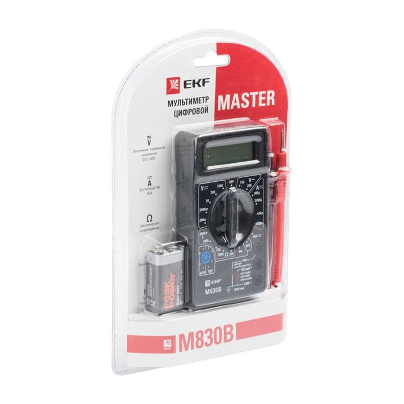 Мультиметр цифровой M830B EKF Master | In-180701-bm830B | EKF — миниатюра 5