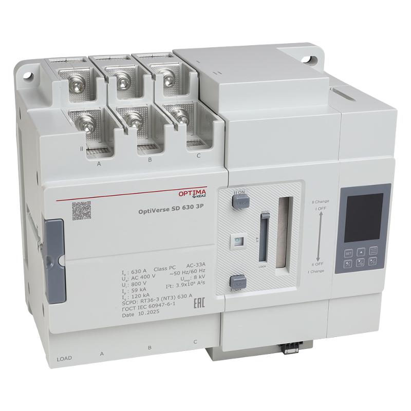 Устройство автоматического ввода резерва OptiVerse SD 630 4P  | 389151 | КЭАЗ — КЭАЗ (Курский электроаппаратный завод)