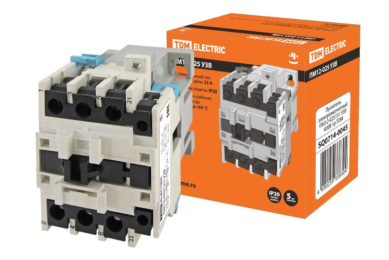 Пускатель электромагнитный ПМ12-025151 У3В 400В 1р | SQ0714-0045 | TDM — TDM ELECTRIC