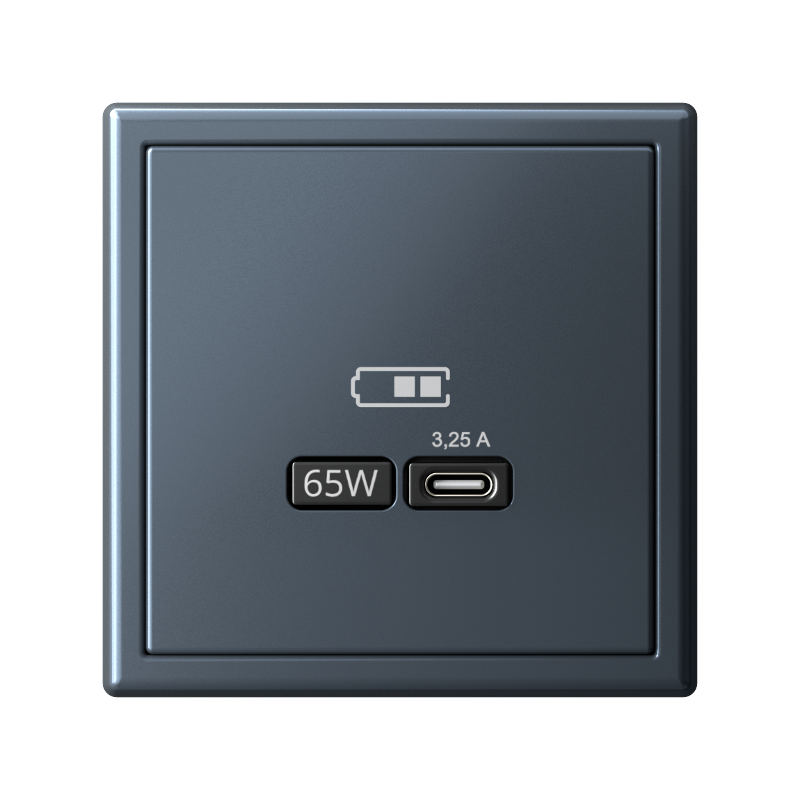 ArtGallery Грифель Розетка USB тип-С 65Вт высокоскор.заряд. QC, PD, механизм | GAL000727 | SE — миниатюра 6