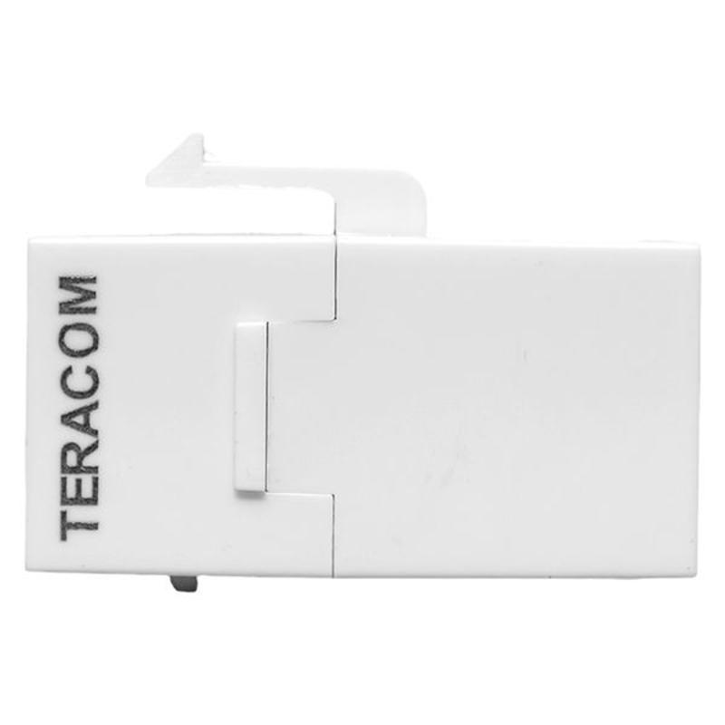 Адаптер проходной TERACOM Cat.5E неэкранированный RJ45-RJ45 тип Keystone белый | TRC-INLC-KSTN-5EUTP-WH | EKF — миниатюра 5