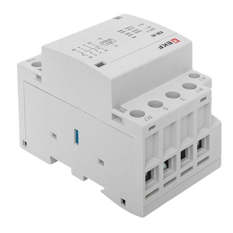 Контактор модульный КМ 40А 2NО+2NC (3 мод.) PROxima| km-3-40-22 | EKF — миниатюра 22