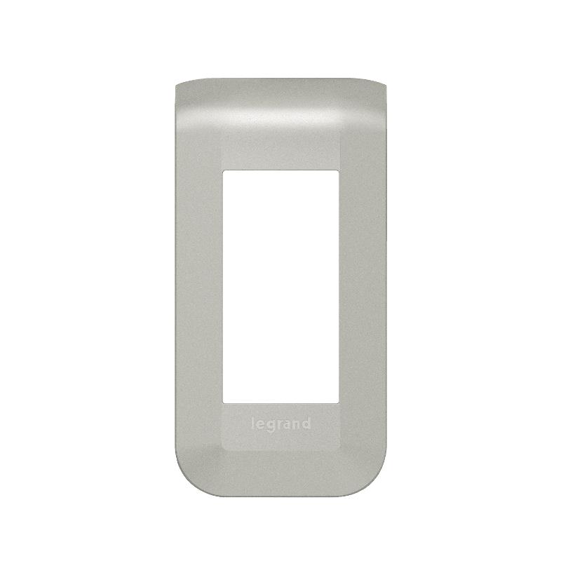 Рамка - Mosaic - 1 модуль - алюминий | 079301L | Legrand — Legrand