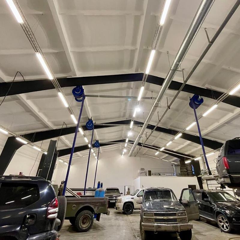 Светильник для 2х LED ламп Т8, цоколь 2*G13, ДПО 11-2х10-001, 642мм, IP40 | 41222 | Feron — миниатюра 4