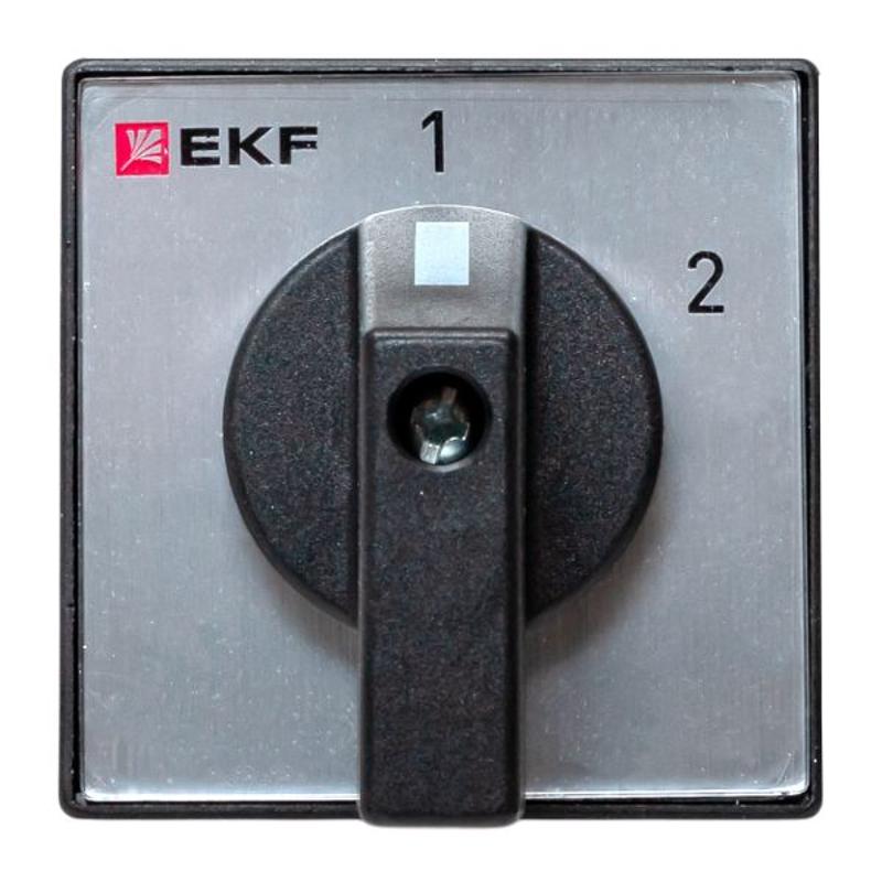 Переключатель кулачковый ПК-1-52 10А 2P «1-2» IP65 | pk-1-52-10-65 | EKF — миниатюра 2