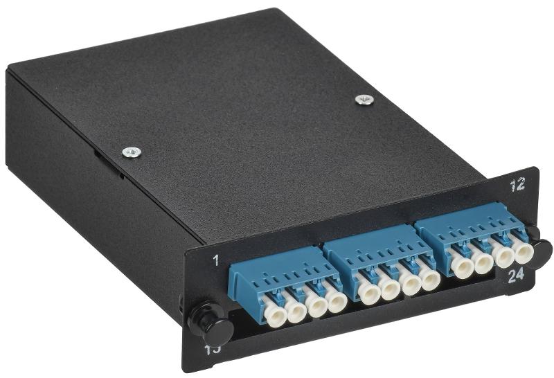 ITK Кассета для кросса ST OS2 MTPf 3хLC-quad (12 ОВ) | FCPS-9002-MTPF-012LCQ | ITK — ITK