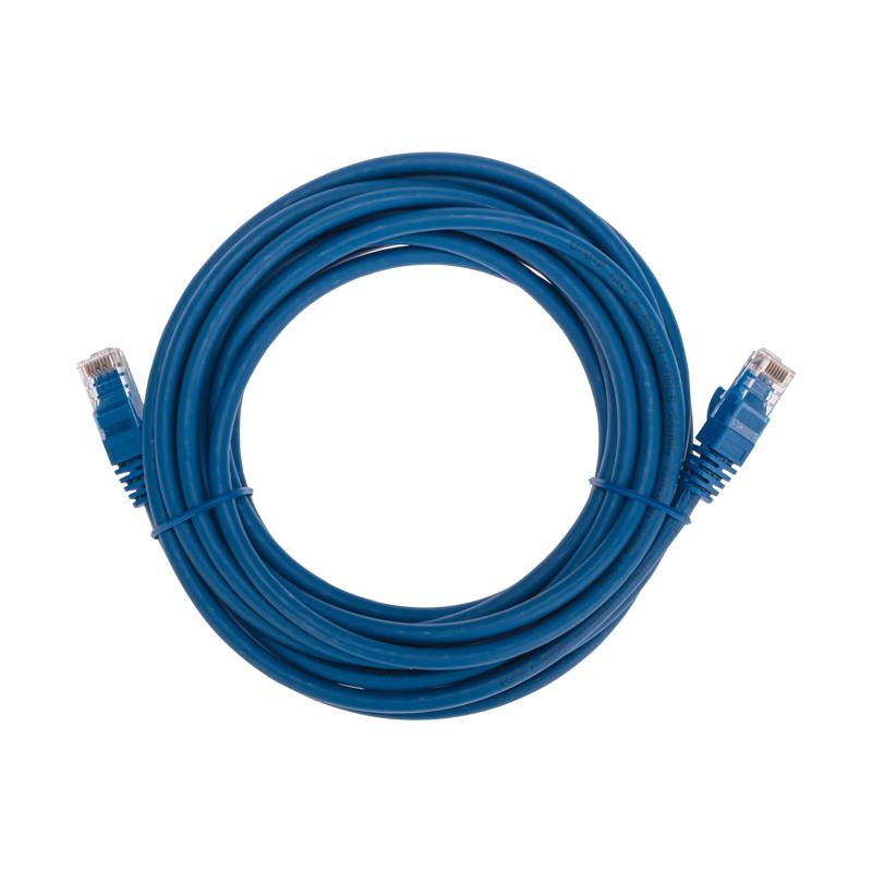 Патч-корд U/UTP CAT 6, RJ45-RJ45, 26AWG, LSZH, синий, 5м REXANT | 02-0294-5 | REXANT — фото 1 | Sento