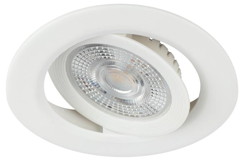 Светильник светодиодный встраиваемый  KL LED 25A-5 3K WH SET 10 круглый поворотный белый 5Вт 3000К набор 10шт | Б0070936 | ЭРА — ЭРА (Энергия света)