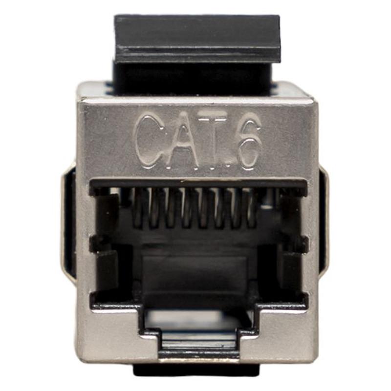 Адаптер проходной TERACOM PRO Cat.6 экранированный RJ45-RJ45 тип Keystone | TRP-INLC-KSTN-6FTP | EKF — миниатюра 6