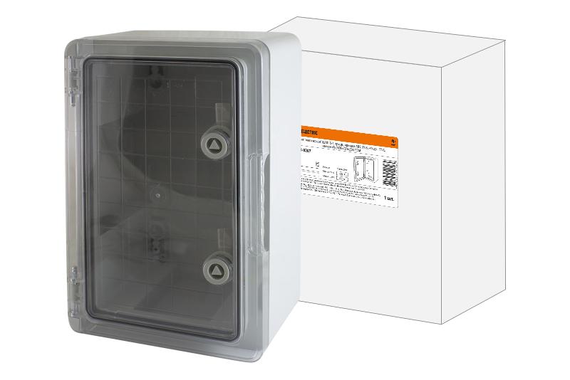 Бокс пластиковый ЩМП-0-7, прозрачная крышка ABS, IP65, -45 до +75 С, навесной, (600x400x200) | SQ0933-0207 | TDM — TDM ELECTRIC