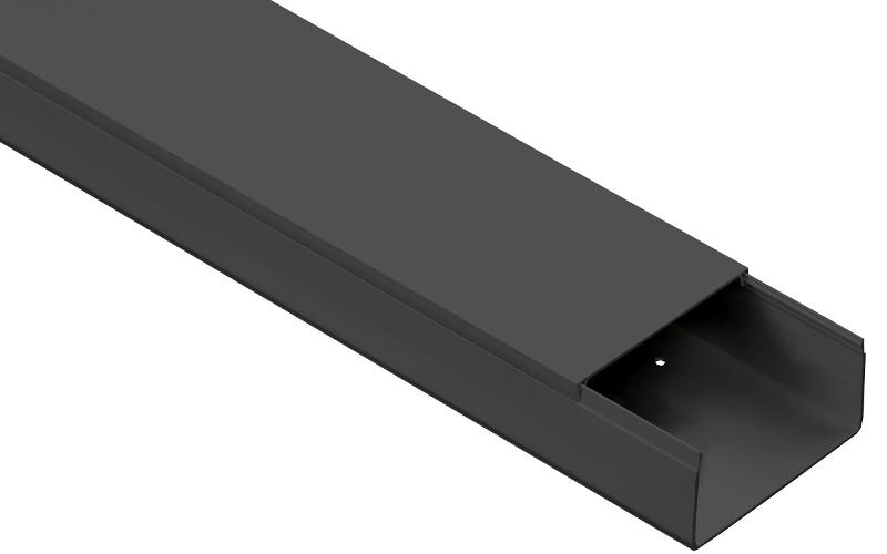 Кабель-канал 100х40 "ЭЛЕКОР" черный (8м)  | EL-KK10-100-040-1-K02 | IEK — IEK (ИЭК)