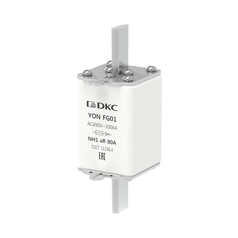 Предохранитель YON ножевого типа FG1 80А 690V характеристика aR | 1FG01-0080-690V-AR | DKC — DKC (ДКС)