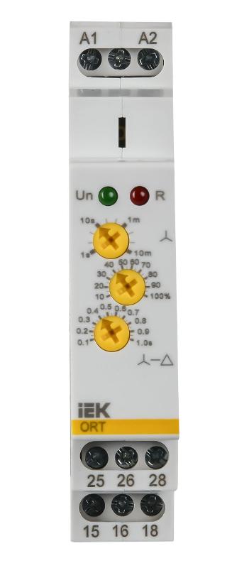 Реле пуска звезда-треугольник ORT. 400 В AС  | ORT-ST-AC400V | IEK — миниатюра 2