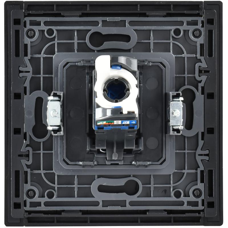 FORTE&PIANO Розетка комп. RJ45 кат.6 FP631M металл шампань  | FP-K10-2-M-K37 | IEK — миниатюра 3