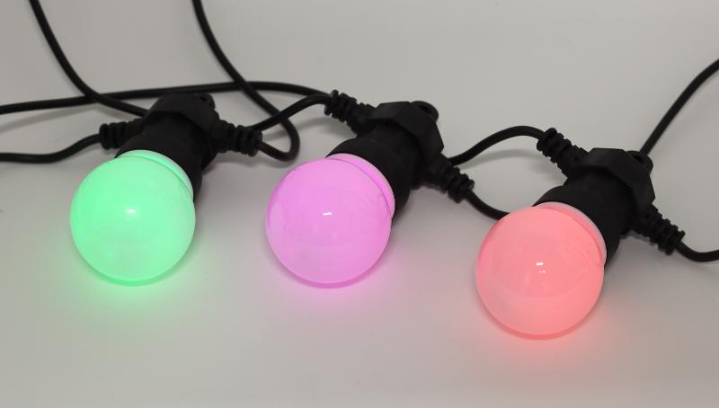 Гирлянда Белт Лайт набор 3 м, 10 RGB  диодов (шаг 30 см), ERABL-MK3   мультиколор, динамич.режим, | Б0047957 | ЭРА — миниатюра 4