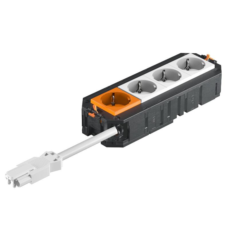 Коробка монтажная укомплектованная UT4 GST18i (3+1 розетки) с кабелем | 7404684 | OBO Bettermann — OBO Bettermann