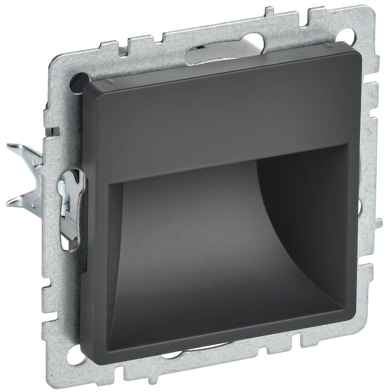 BRITE Подсветка LED встраиваемая ПЛ20-БрГ графит | BR-FL20-K53 | IEK — миниатюра 1