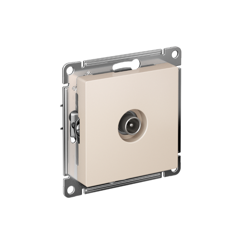 AtlasDesign Бежевый Розетка TV оконечная 1DB, механизм | ATN000291 | SE — Systeme Electric