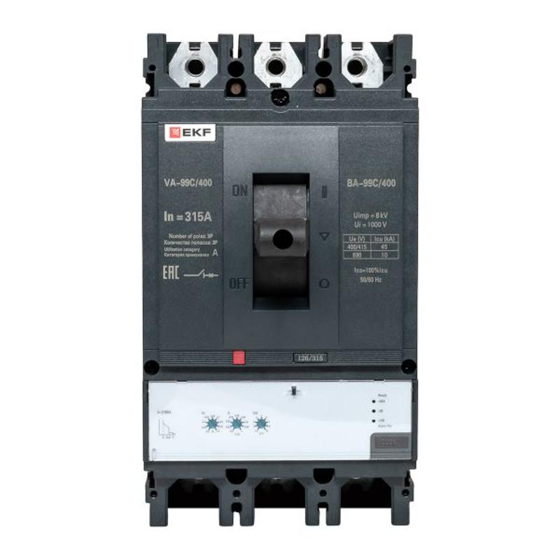Выключатель автоматический ВА-99C (Compact NS) 400/315А 3P 45кА EKF PROxima | mccb99C-400-315 | EKF — миниатюра 17