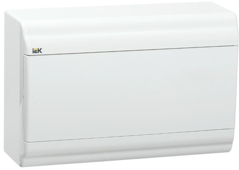 Корпус пластиковый навесной на 12 модулей ЩРН-П-12 IP41 (190х290х100мм) PRIME белая дверь | MKP82-N-12-WD-41-10 | IEK — IEK (ИЭК)