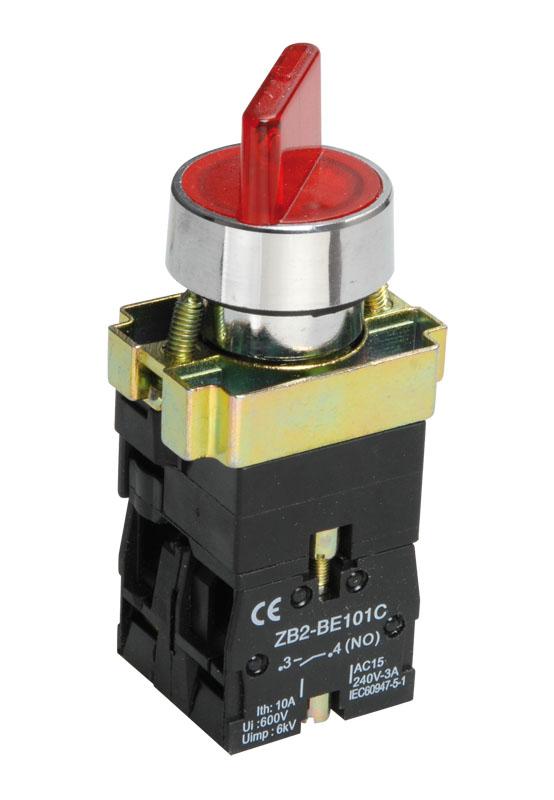 Переключатель LAY5-BK2465 2 положения красный  | BSW90-BK-2-K04 | IEK — IEK (ИЭК)