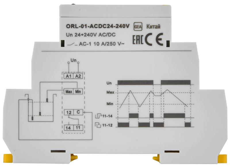 Реле уровня ORL 24-240 В AC/DC | ORL-01-ACDC24-240V | IEK — миниатюра 3