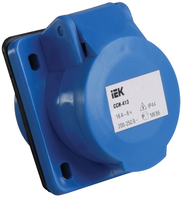 Розетка 413 скрытая 2Р+Е 16А 220В IP44 | PSR41-016-3 | IEK — IEK (ИЭК)