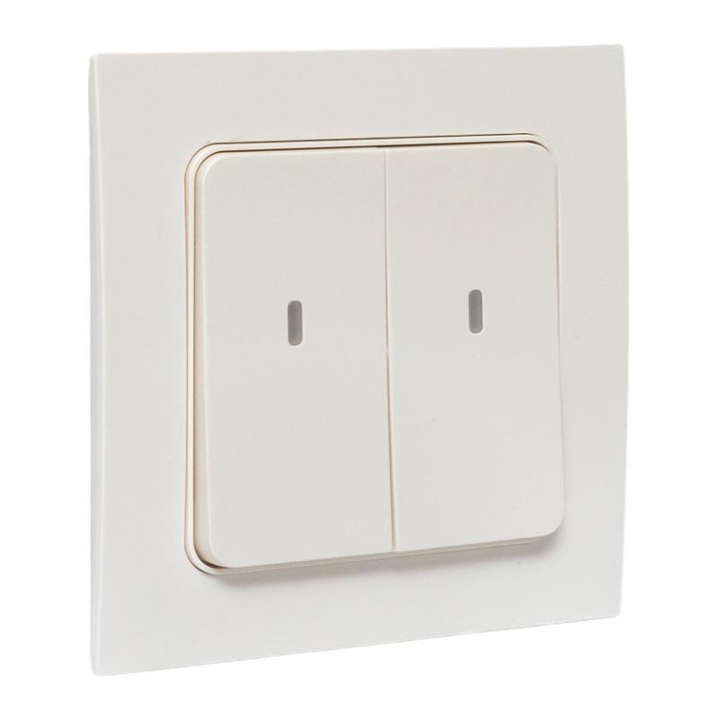 Умный беспроводной выключатель Стокгольм 2-кл. белый Zigbee  Сonnect|RCV-ST2-WS-ZB|EKF — миниатюра 3