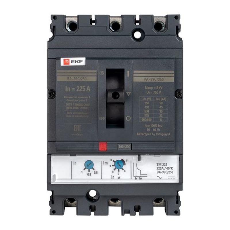 Выключатель автоматический ВА-99C (Compact NS) 250/225А 3P 45кА EKF PROxima | mccb99C-250-225 | EKF — миниатюра 11