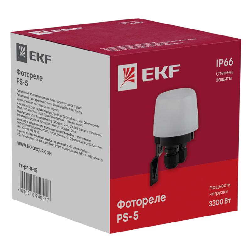 Фотореле PS-5 15А 3300Вт IP66 EKF PROxima |  fr-ps-5-15 |  EKF — миниатюра 2