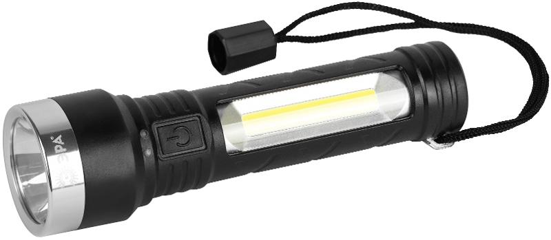 Фонарь светодиодный UA-501 универсальный, аккумуляторный, COB+LED, 5 Вт, резина | Б0052743 | ЭРА — миниатюра 1