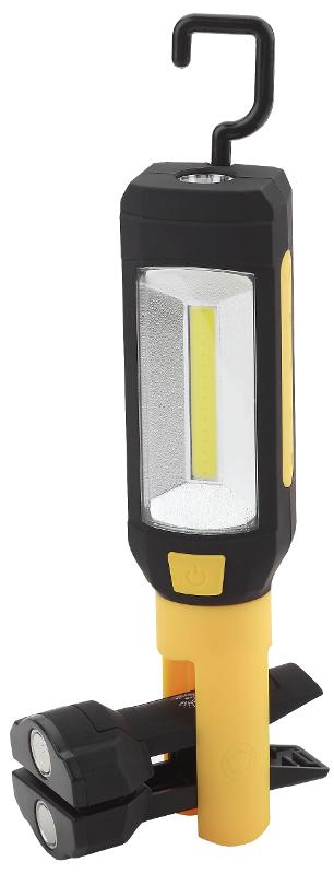 Фонарь рабочий 1хLED COB 3xAAA RB-801 Практик, магнит, крючок, прищепка | Б0027823 | ЭРА — миниатюра 5
