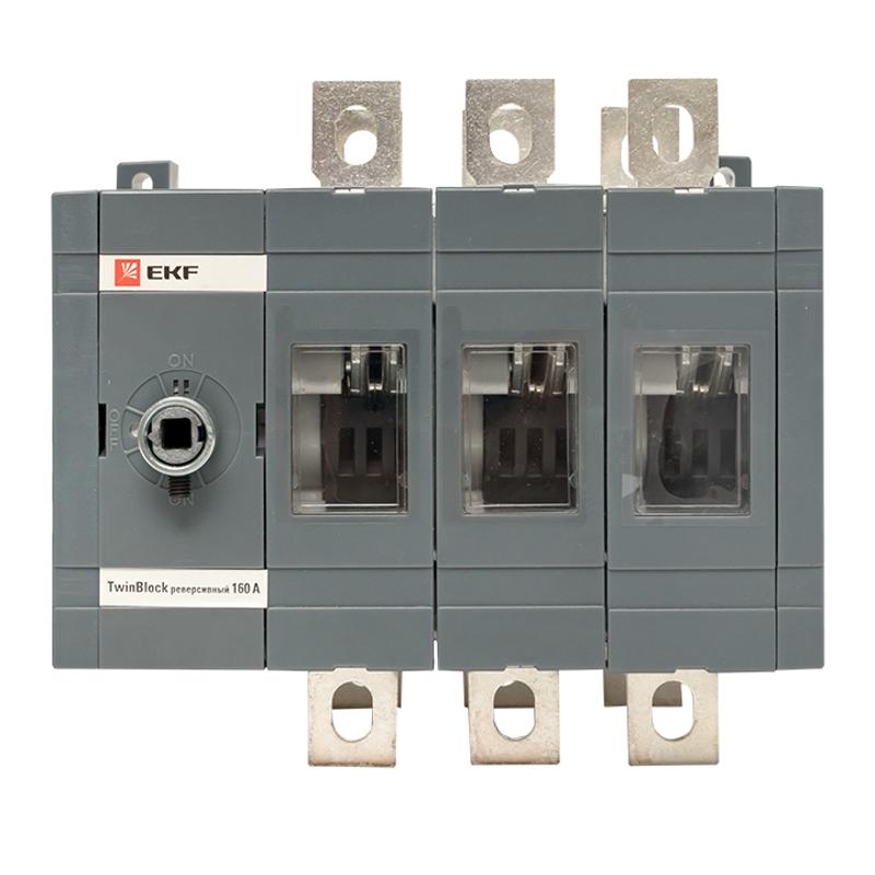 Рубильник 160A 3P реверсивный без рукоятки управления TwinBlock EKF | tb-s-160-3p-rev | EKF — миниатюра 2