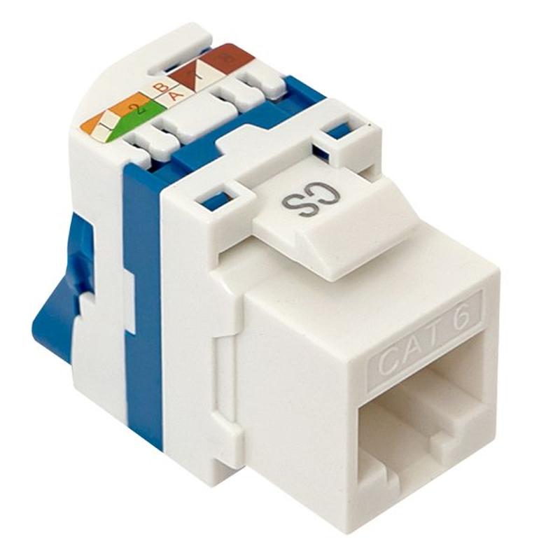 Модуль Keystone TERACOM CS Cat.6 неэкранированный 110 IDC 180 градусов самозажимной (Toolless) синий | TRCS-KSTN-RT180-6UTP-BLU | EKF — миниатюра 13