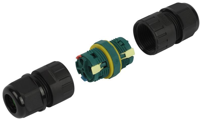 Коннектор ЭРА NO-224-673 кабельный прямой 3-Pin 0.5-2.5 мм2 безвинтовой IP68 | Б0068045 | ЭРА — миниатюра 3