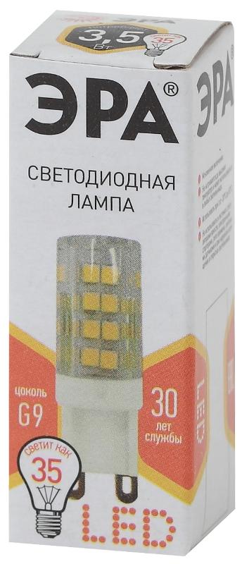 Лампа светодиодная LED 3,5Вт G9 220В 2700К smd JCD капсульная | Б0027861 | ЭРА — миниатюра 4