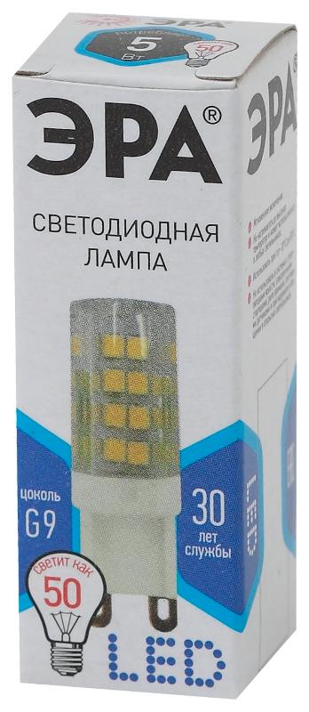 Лампа светодиодная LED 5Вт G9 220В 4000К smd JCD капсульная | Б0027864 | ЭРА — миниатюра 4