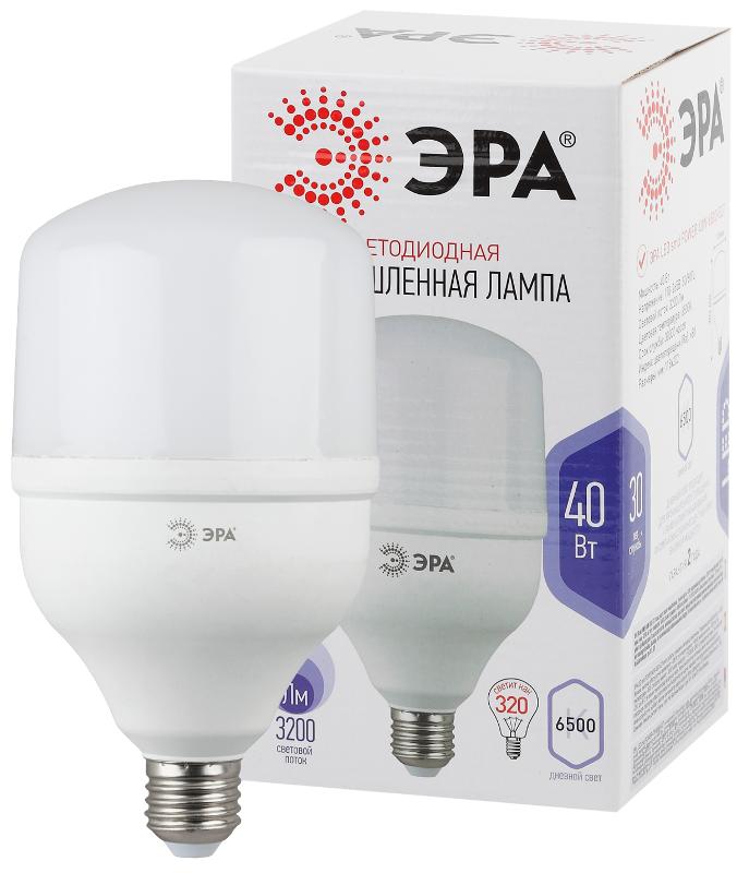 Лампа светодиодная LED 40Вт Е27 230В 6500К smd POWER | Б0027006 | ЭРА — миниатюра 3