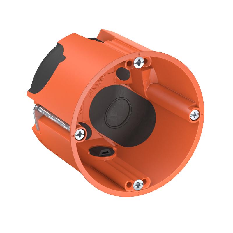 Коробка монтажная для полой стены 68х61 мм, D68mm, H61 mm с воздухонепроницаемыми мембранными вводами, уп 25 шт (HG 61-L) | 2003808 | OBO Bettermann — OBO Bettermann