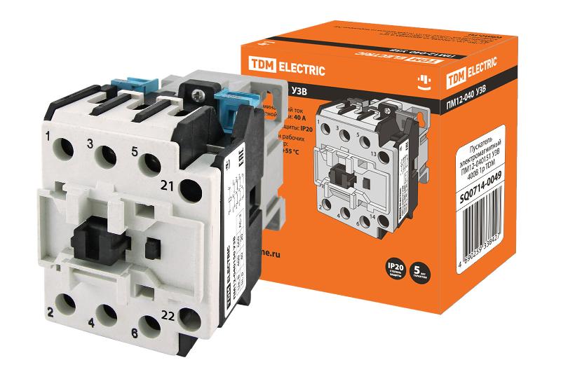 Пускатель электромагнитный ПМ12-040151 У3В 400В 1р | SQ0714-0049 | TDM — TDM ELECTRIC